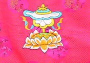 High Quality Heavy Embroidered 8 Auspicious Symbol Tibetan Door Curtain - nepacrafts