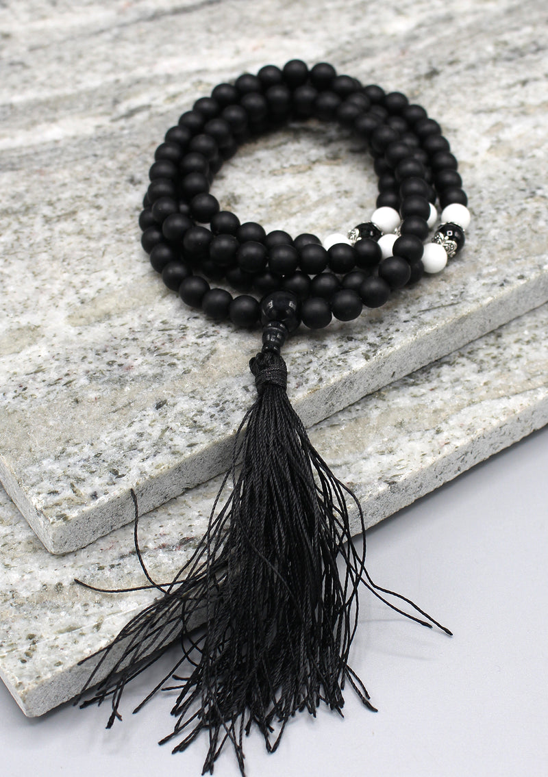 108 Beads Tibetan Black Prayer Mala