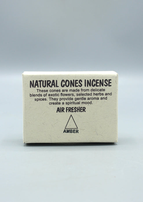 Amber Tibetan Natural Cone Incense