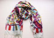 Floral Print Fashion Women's Summer Scarf - nepacrafts