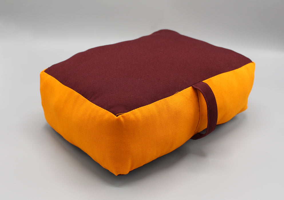 Monk Red Meditation Cushion - nepacrafts