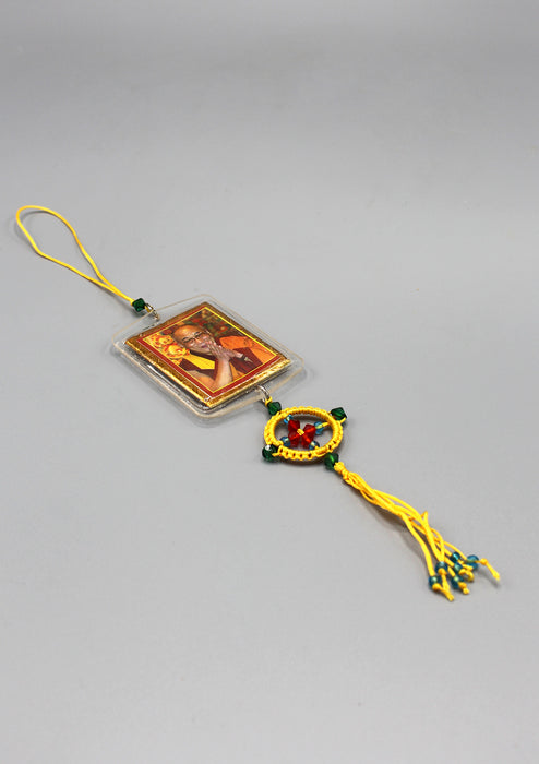 Dalai Lama Printed Car Hanging Protection Amulet - nepacrafts