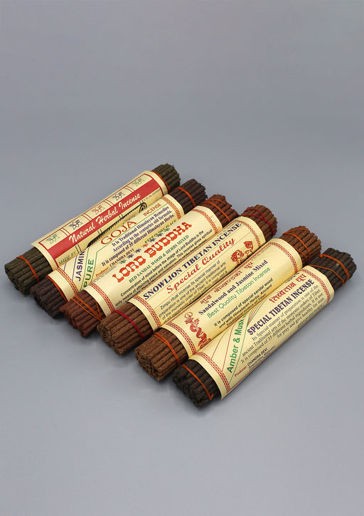 Set of Six Tibetan Herbal Incense - nepacrafts
