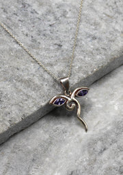Peaceful Buddha Eyes Sterling Silver Pendant - nepacrafts