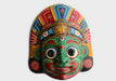 Handpainted Buddhist Green Tara Paper Mask - nepacrafts