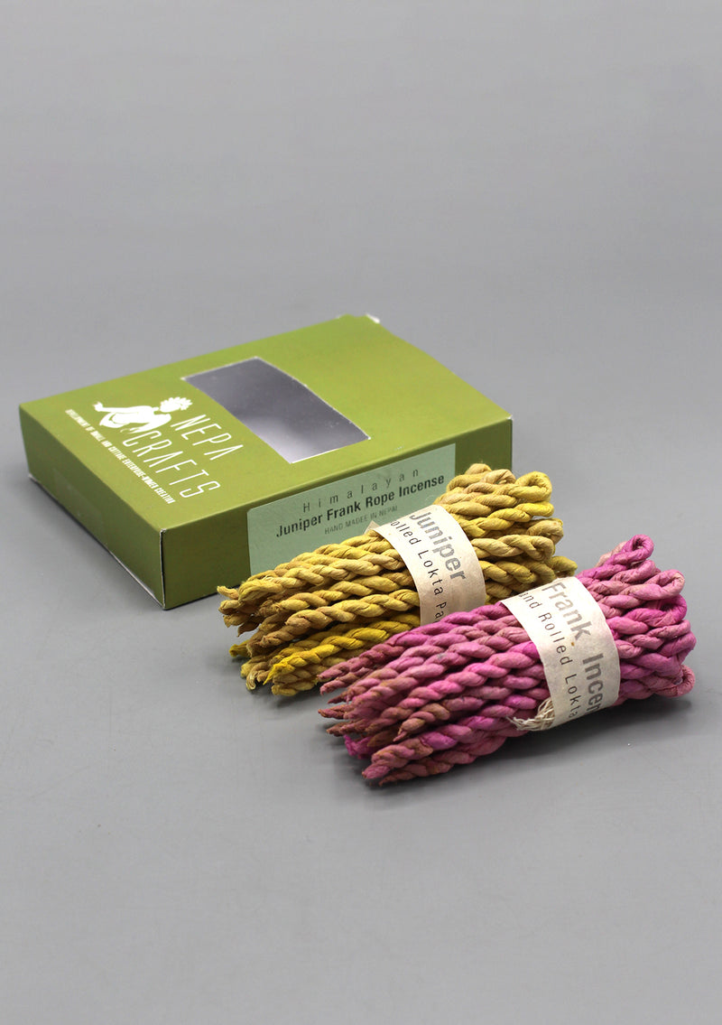 Juniper Frankincense Rope Incense Gift Box