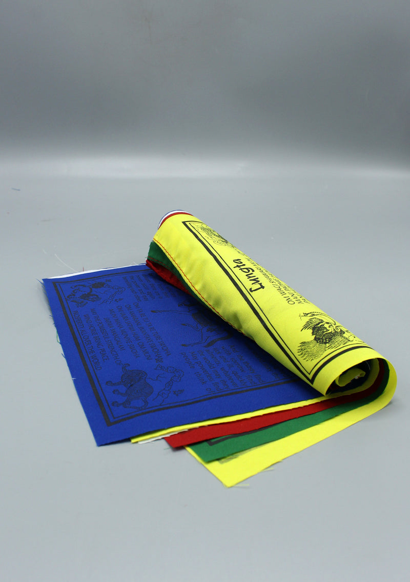 English Prayer Flags of Wind horse and Tibetan Dieties