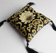 Lotus Singing Bowl Cushion, Handmade - nepacrafts