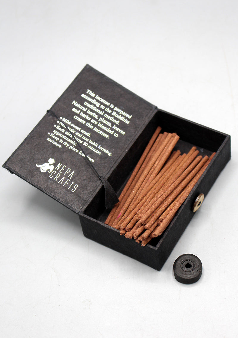 Myrrh Tibetan Incense in Lokta Box