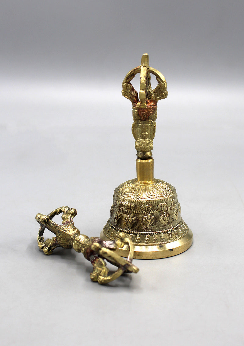 Tibetan Buddhist Bell and Dorjee Set