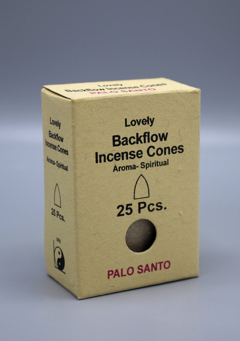 Palo Santo Spiritual Aroma Back Flow Cone Incense - nepacrafts