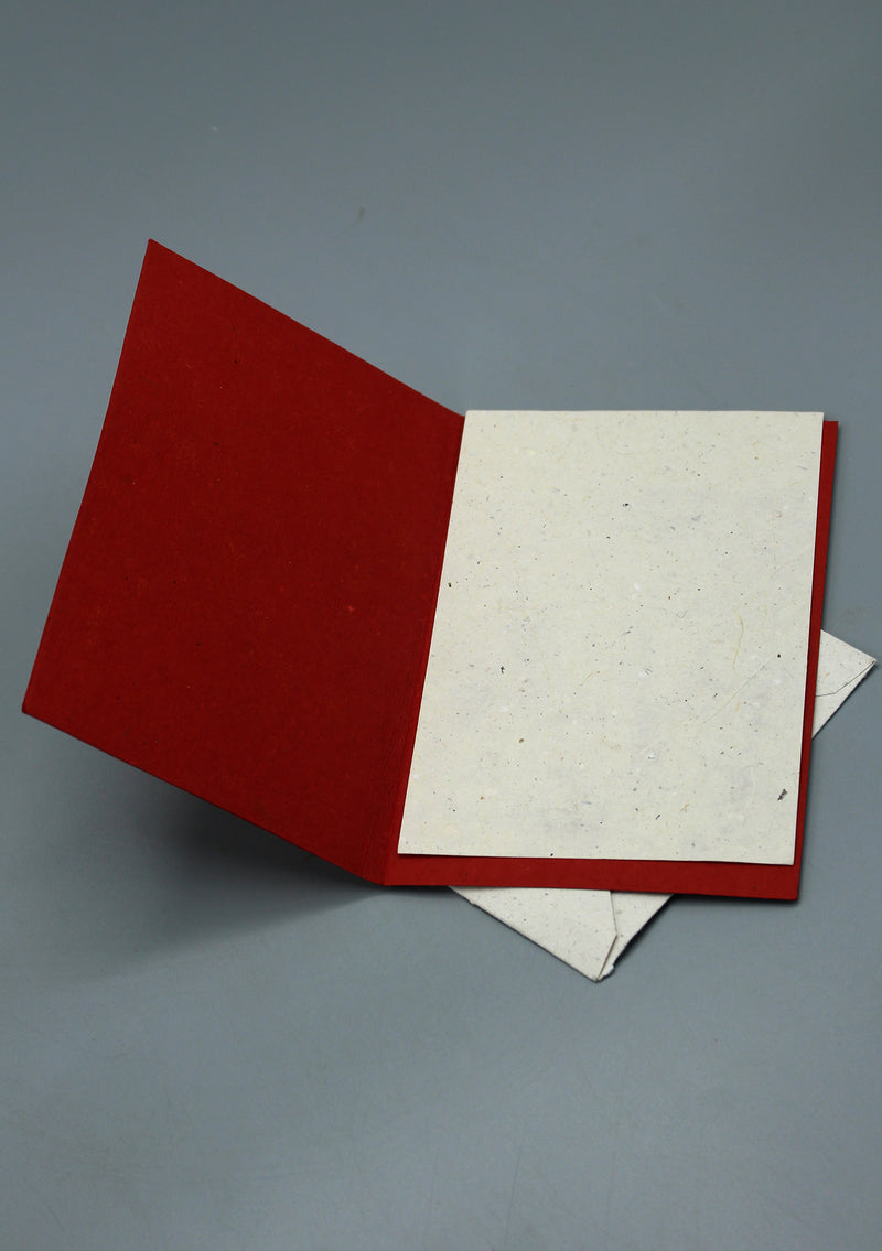 100% Handmade Recyled   Snowflake Design  Christmas Card