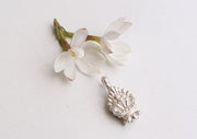 Silver Sterling Flaming Norbu Buddhist Prayer Mala Marker Clip - nepacrafts