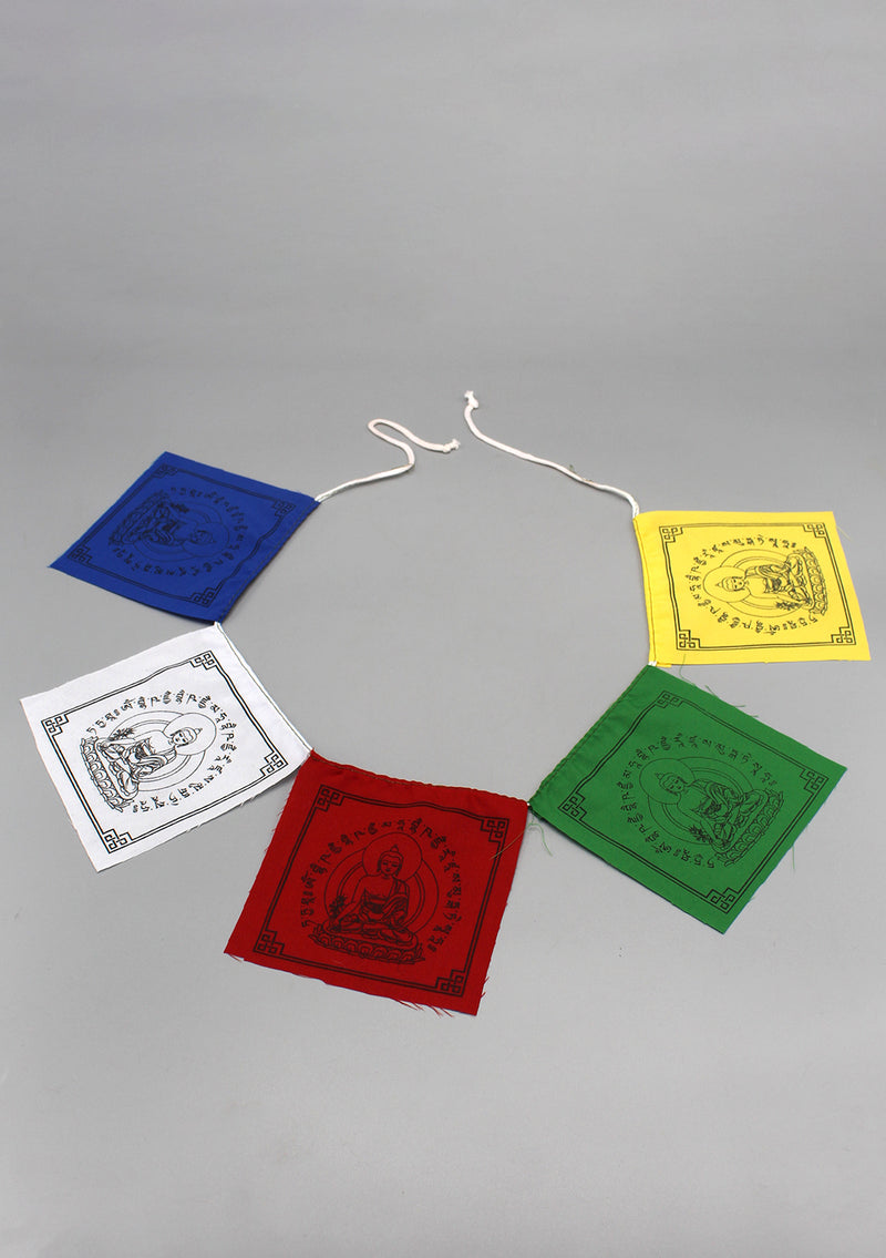 Medicine Buddha Prayer Flags, Buddhist Healing Flags