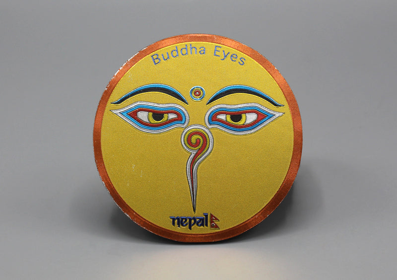 Buddha Eyes Printed Aluminium Fridge Magnets - nepacrafts