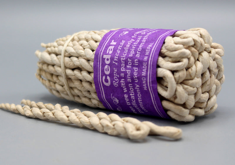 Cedar Rope Incense - nepacrafts