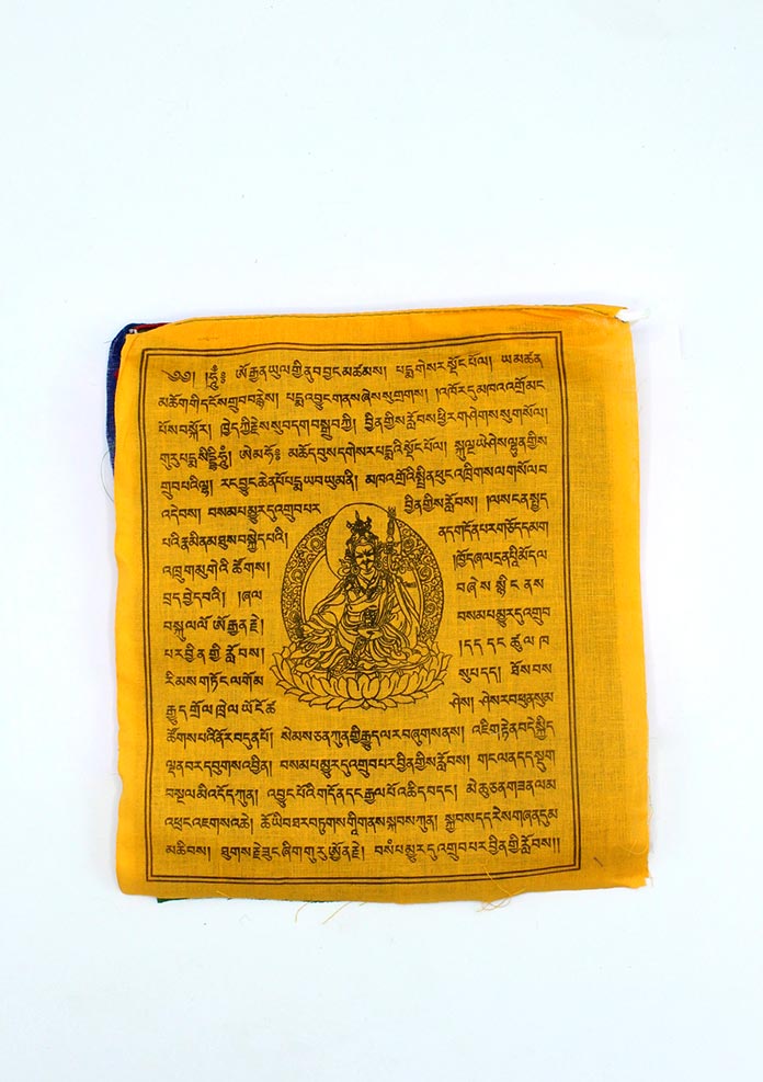 Tibetan Mixed Dieties Prayer Flag 5 Roll Pack