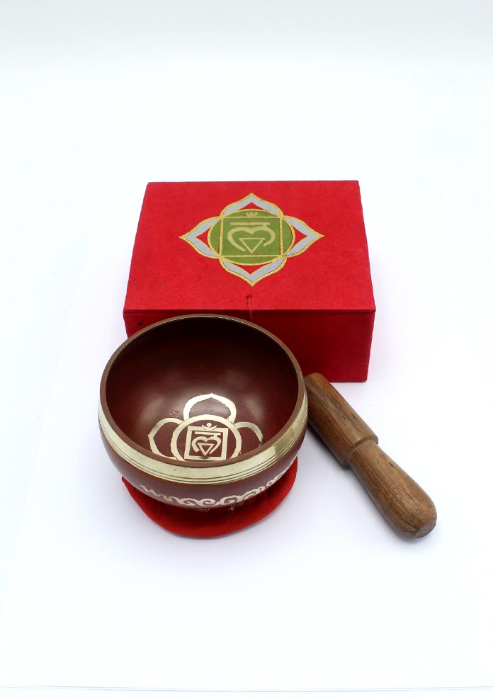 Muladhara Singing Bowl Gift Set 3 Inch - Root Chakra