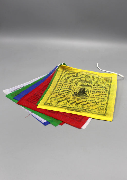 Tibetan Prayer Flags Mixed Deity Medium 10 Cotton Sheets