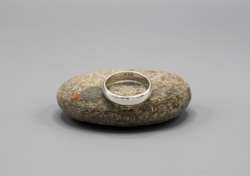Sterling Silver Plain Finger Ring - nepacrafts