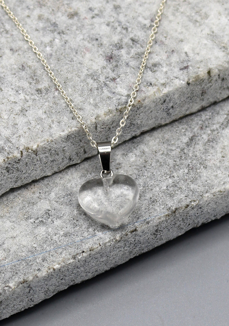 Crystal Heart Love Pendant - nepacrafts