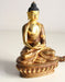Partly Gold Plated Amitabha Buddha Statue - nepacrafts