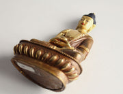 Partly Gold Plated Amitabha Buddha Statue - nepacrafts