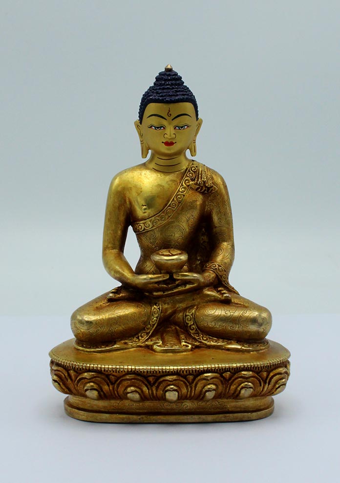 Fully Gold Plated Amitabha Buddha Statue