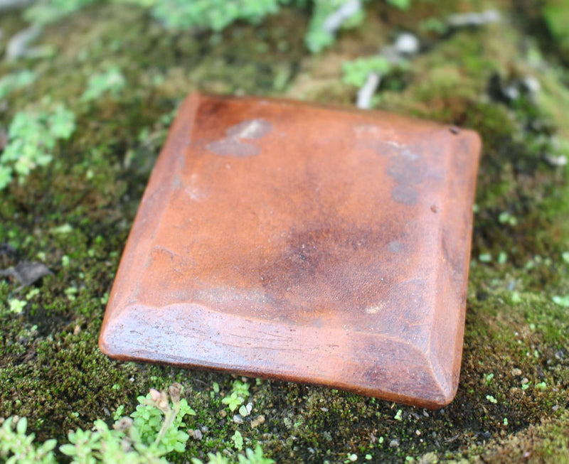 Terracotta Tibetan Om Incense Burner - nepacrafts