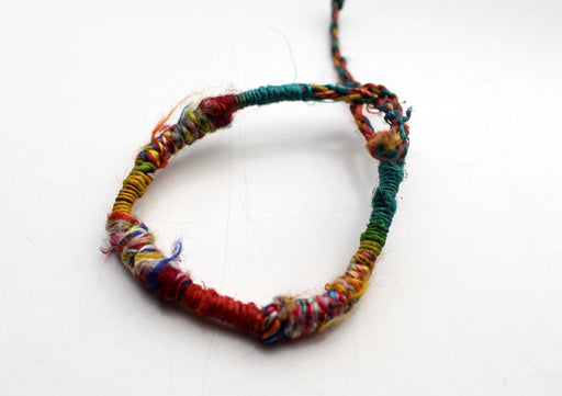 Colorful Hemp Braided Unisex Wrist Bracelet - nepacrafts