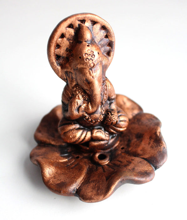 Terracotta Ganesha Incense Holder - nepacrafts