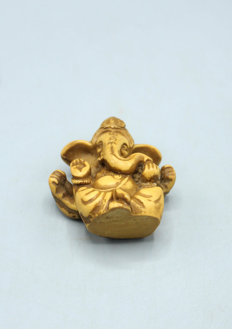 Resin Mini Ganesha  Statue 2.5" H