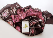 Fashionable Printed Square Summer Silk Scarves - nepacrafts