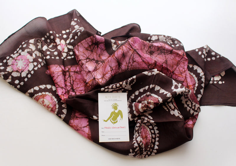 Fashionable Printed Square Summer Silk Scarves - nepacrafts