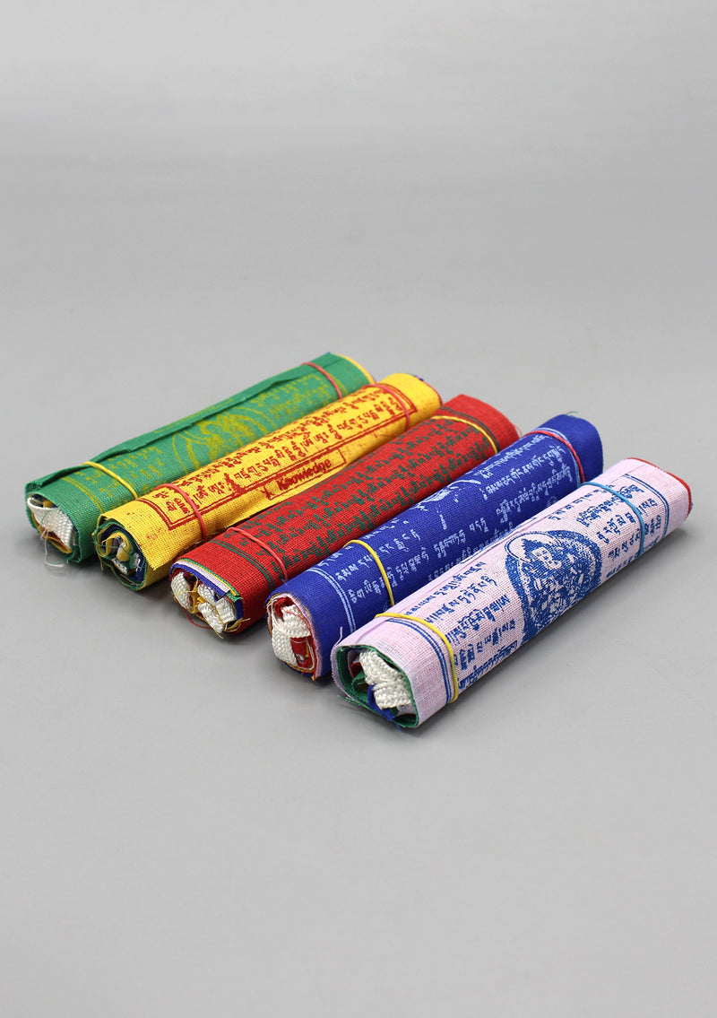 Five Rolls of Tibetan Deities Mini Prayer Flags