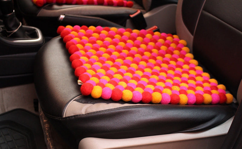 Multicolor Felt Square Mats - nepacrafts