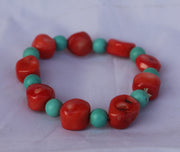 Stretchable Coral Bracelet - nepacrafts