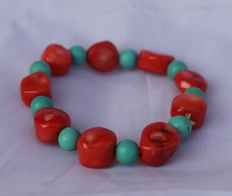 Stretchable Coral Bracelet - nepacrafts