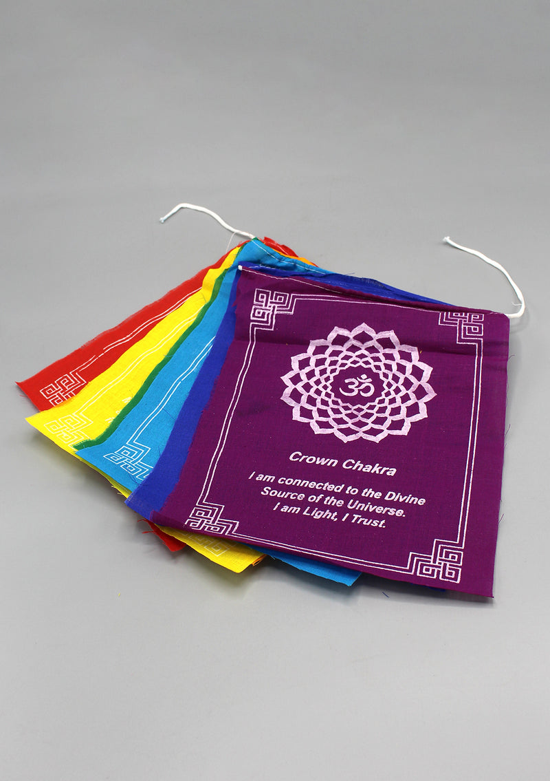 Seven Chakra Prayer Flags