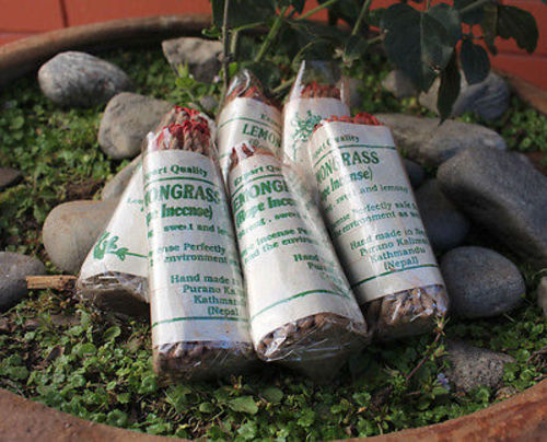 Lemongrass Rope Incense Pack of Six