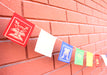 Lucky Symbols Lokta Paper Mini Prayer Flags - nepacrafts