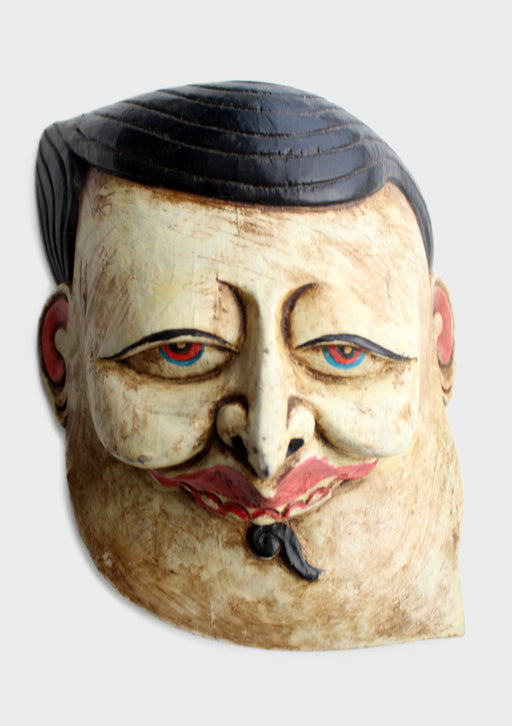 Laughing Face Handmade Halloween Wall Hanging Mask - nepacrafts