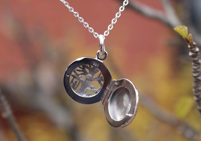 Nature's Love Tree of Life Sterling Silver Pendant Box - nepacrafts