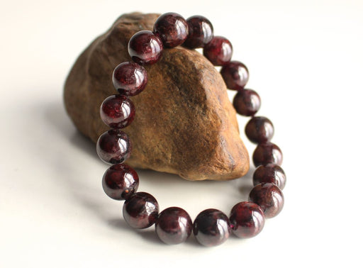 Garnet Root Chakra Gemstone Bracelet - nepacrafts