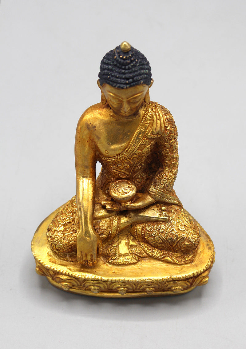 Fully Gold Plated Shakyamuni Statue BST008
