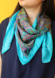 Stylish and Cool Summer Bandanas Floral Printed Women Scarves - nepacrafts