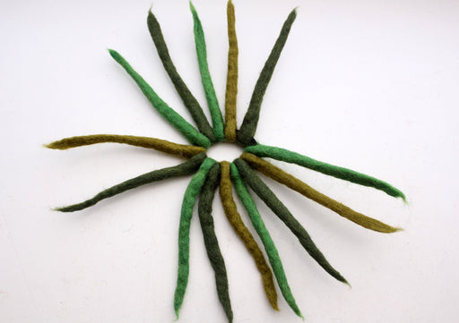 Merino Wool Felt Colorful Urchin Head Band - nepacrafts