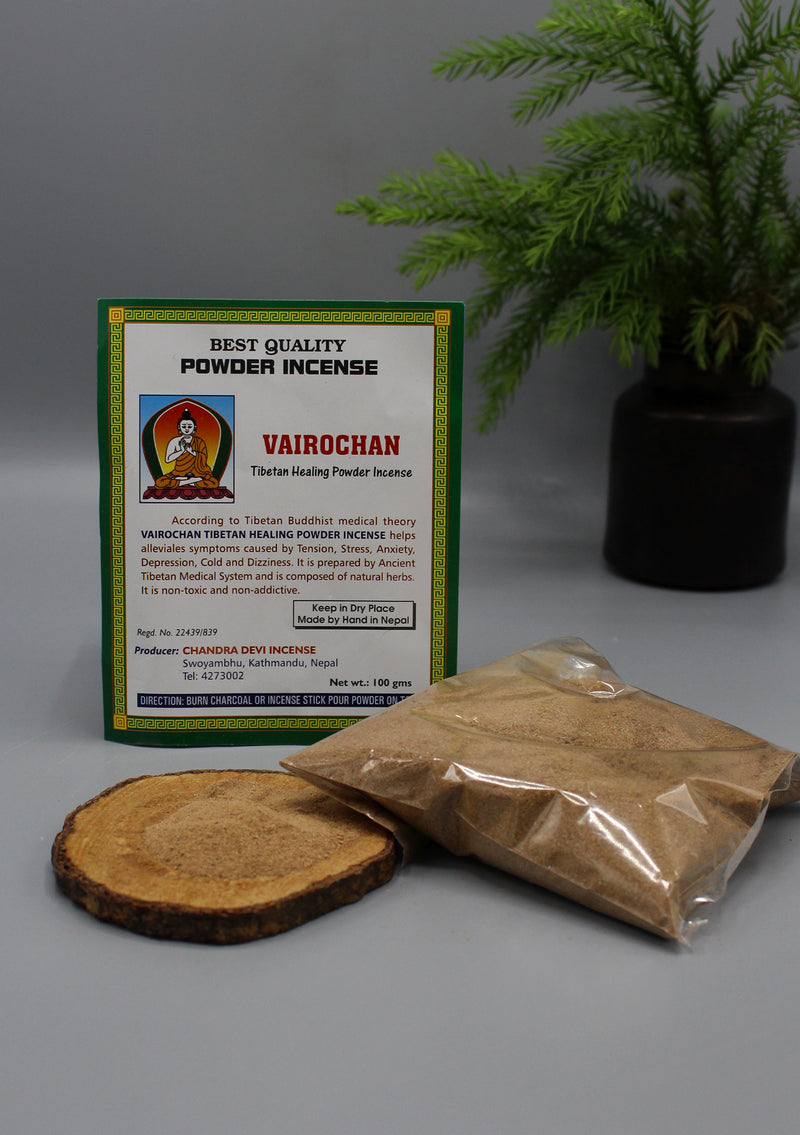 Vairochana Tibetan Healing Powder Incense