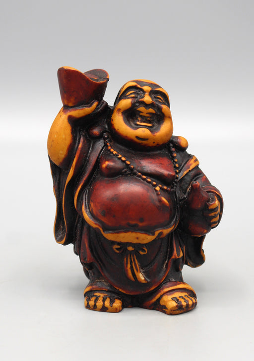 Laughing Buddha with Bowl Resin Statue - nepacrafts