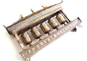 5 in 1 Prayer Wheel with Potala Incense Burner Top - nepacrafts